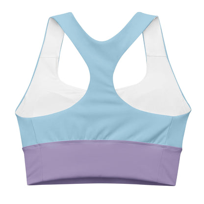 Light Blue Sports Bra | High-Intensity Support
