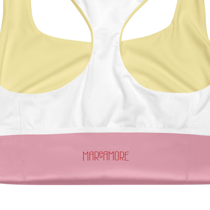 Light Yellow Sports Bra | High-Intensity Support