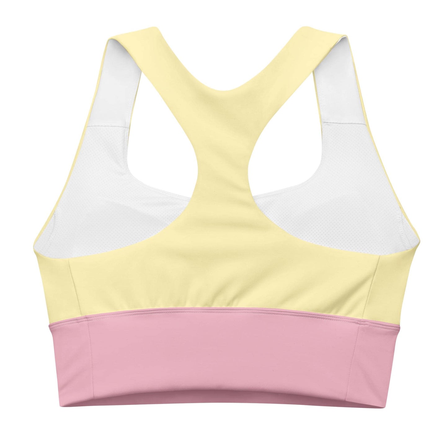 Light Yellow Sports Bra | High-Intensity Support