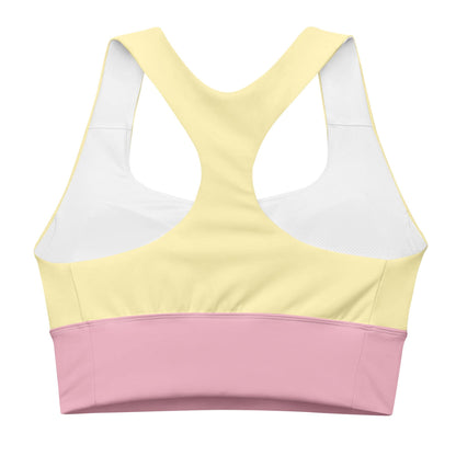 Light Yellow Sports Bra | High-Intensity Support