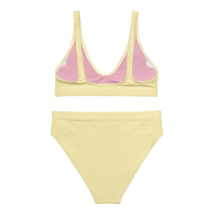 Butter Yellow High Waisted Bikini Set