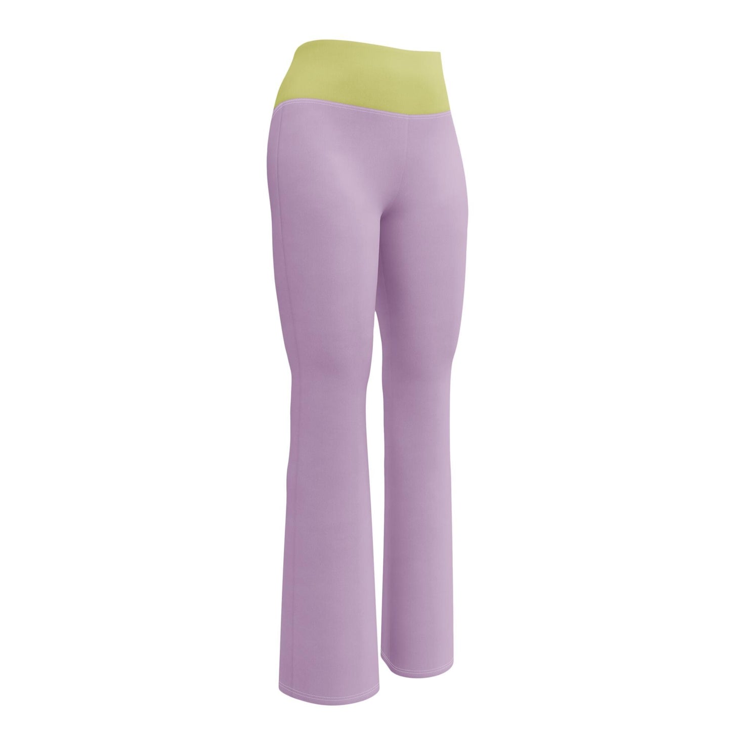 Violet High-Waisted Flare Leggings | Yoga Pants