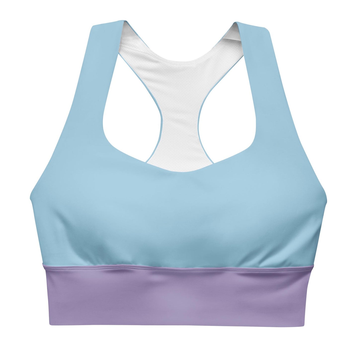 Light Blue Sports Bra | High-Intensity Support