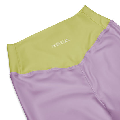Violet High-Waisted Flare Leggings | Yoga Pants