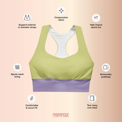 Lime Green Sports Bra | High-Intensity Support