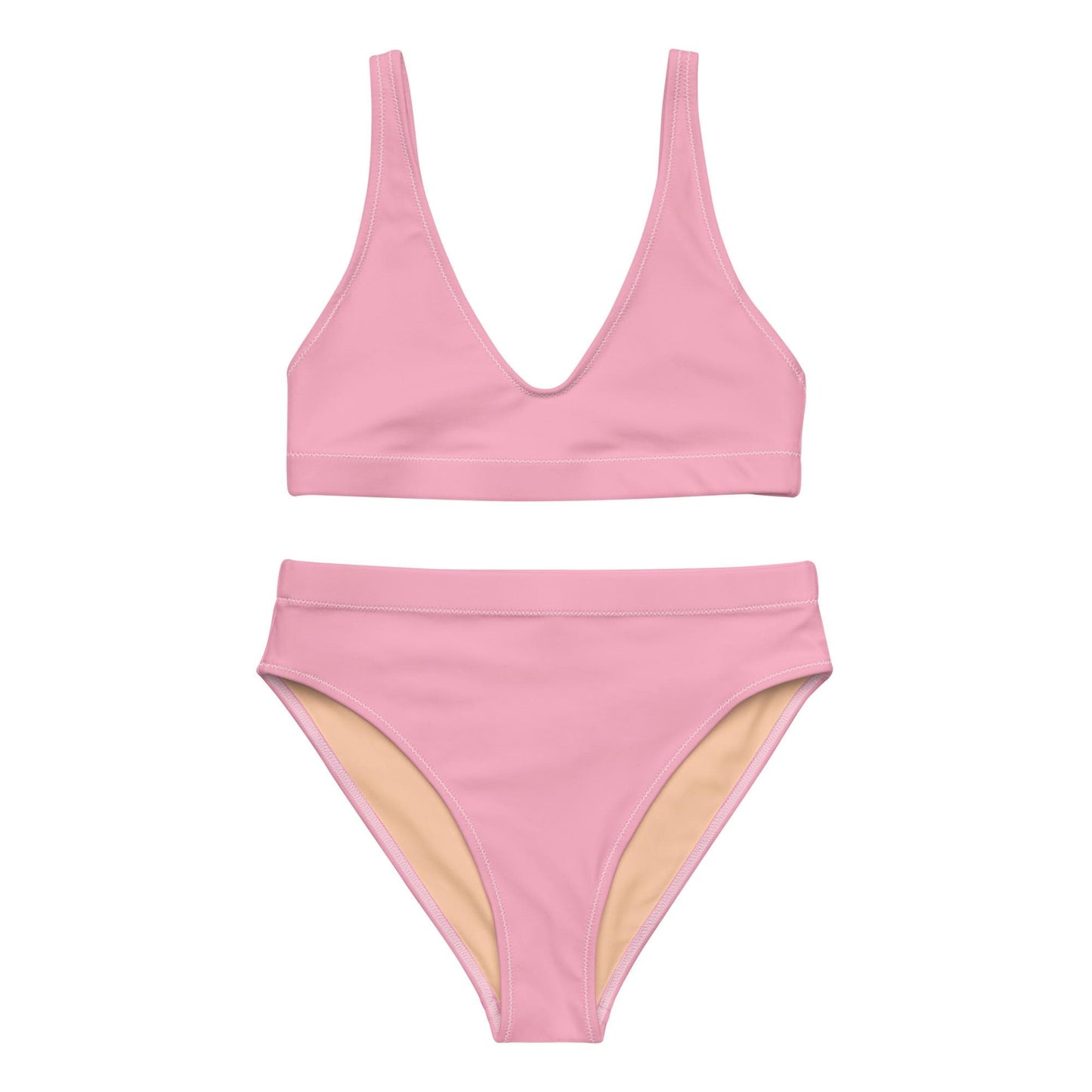 Light Pink High-Waisted Bikini Set