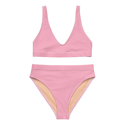 Light Pink High-Waisted Bikini Set
