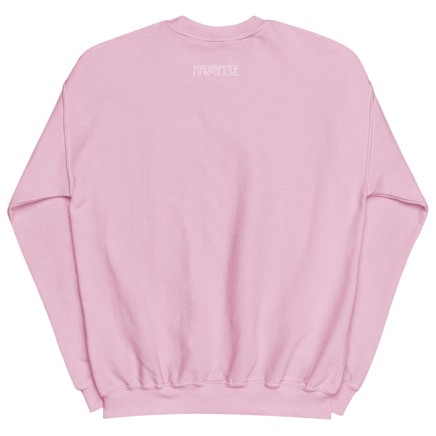 L'amore del Mare Pink Embroidered Sweatshirt