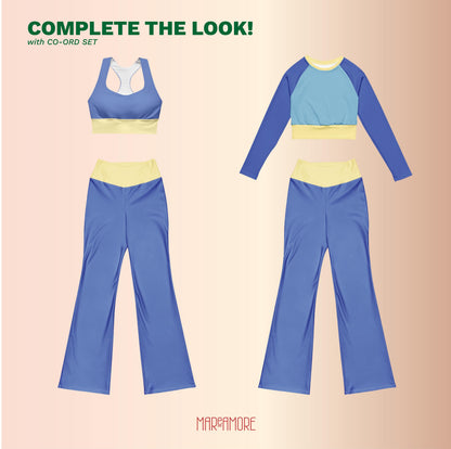 Marine Blue Sports Bra | High-Intensity Support