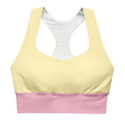 Light Yellow Sports Bra | High-Intensity Support
