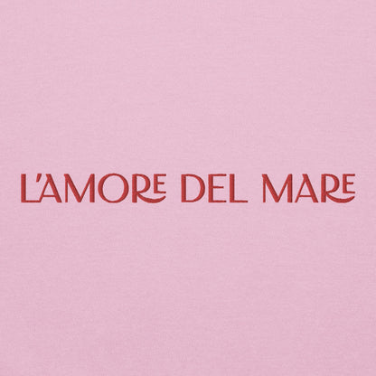 L'amore del Mare Pink Embroidered Sweatshirt