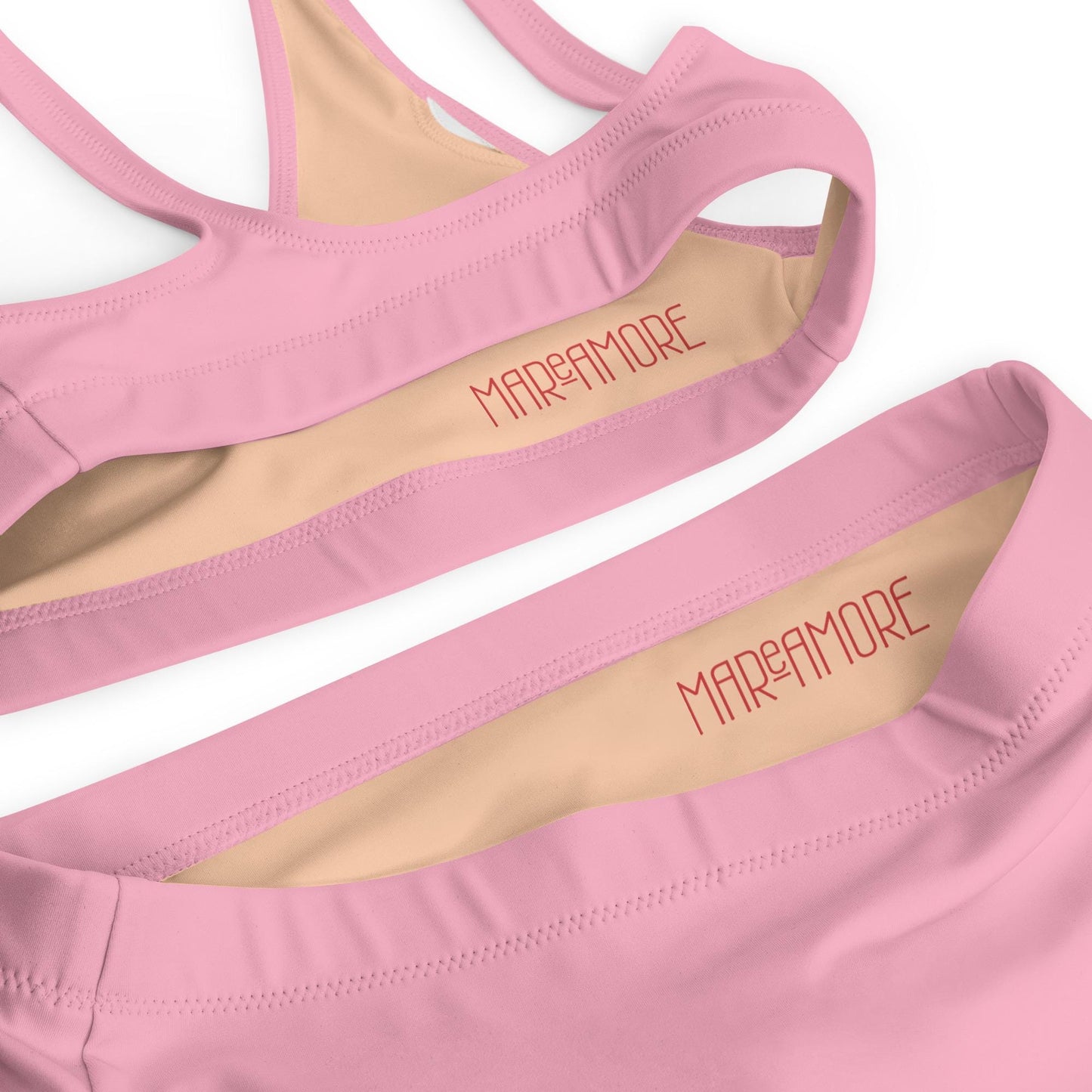 Light Pink High-Waisted Bikini Set
