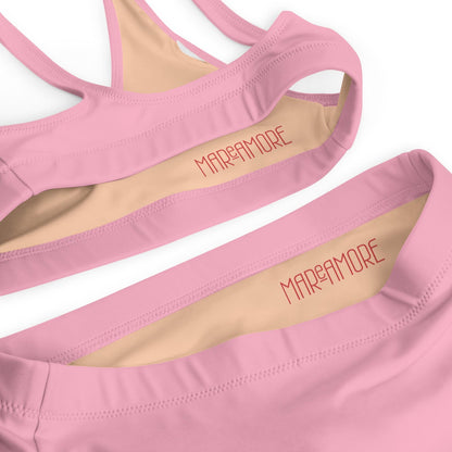 Light Pink High-Waisted Bikini Set