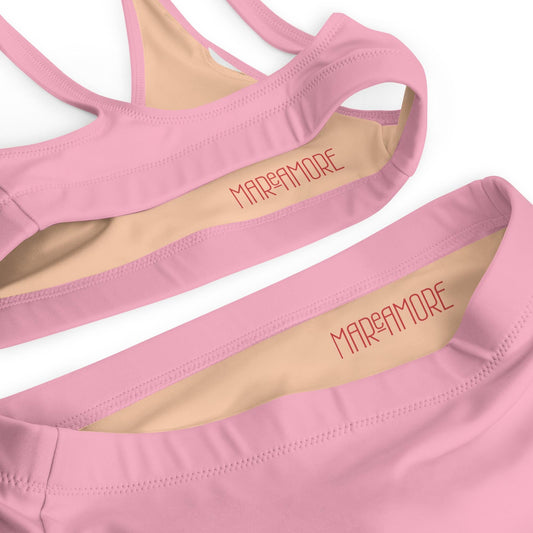 Light Pink High-Waisted Bikini Set