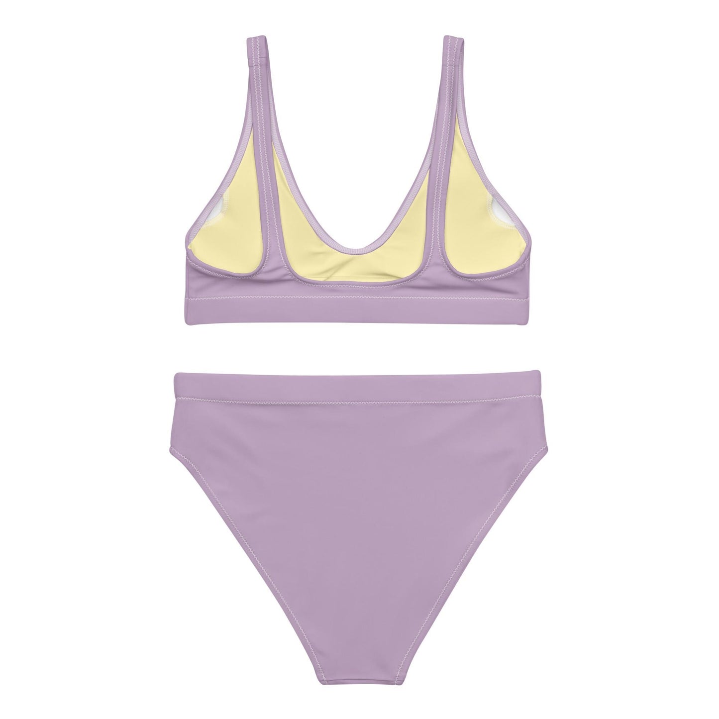 Violet High-Waisted Bikini Set