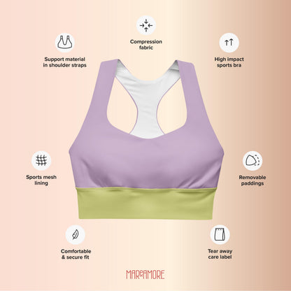 Violet Sports Bra | High-Intensity Support