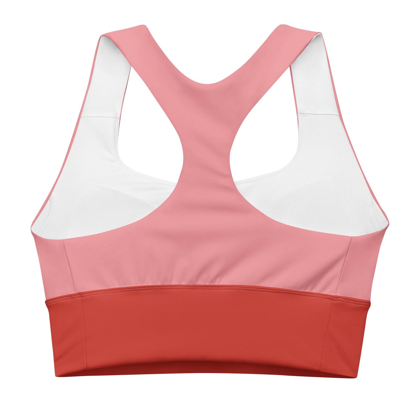 Blush Red Sports Bra | High-Intensity Support
