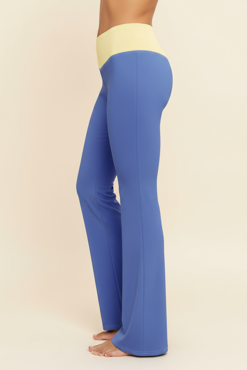 Marine Blue Pants – Straight Rectangular Waistband